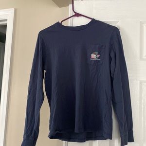 100% cotton Vineyard Vines Christmas long sleeve tshirt